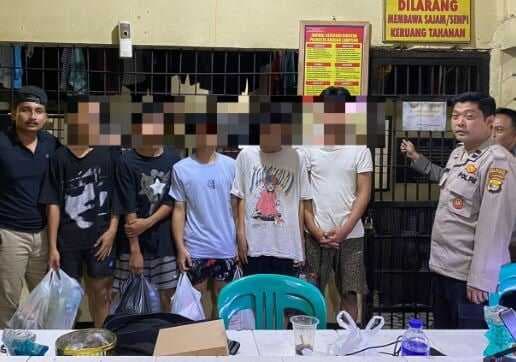 5 Pelajar di Bandarlampung jadi Tersangka Kasus Kepemilikan Senjata Tajam 5 Pelajar di Bandarlampung jadi Tersangka Kasus Kepemilikan Senjata Tajam