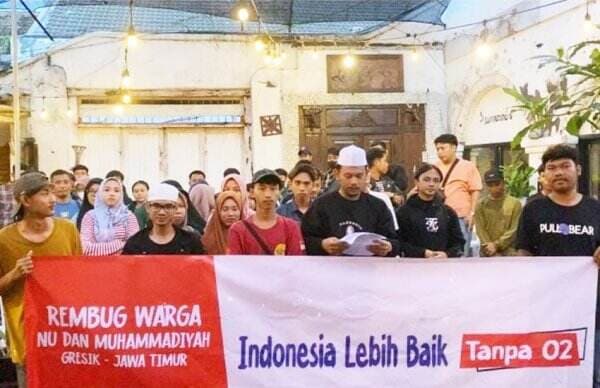 Rembug Warga NU dan Muhammadiyah: Indonesia Lebih Baik Tanpa 02