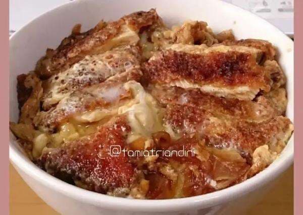 Resep Makan Siang Chicken Katsu Don ala Jepang Resep Makan Siang Chicken Katsu Don ala Jepang