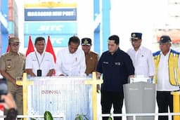 Resmikan Makassar New Port, Jokowi : Ini Pelabuhan Terbesar Setelah Tanjung Priok