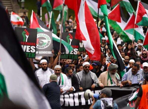 Ribuan Warga Sydney Turun ke Jalan, Dukung Palestina Ribuan Warga Sydney Turun ke Jalan, Dukung Palestina