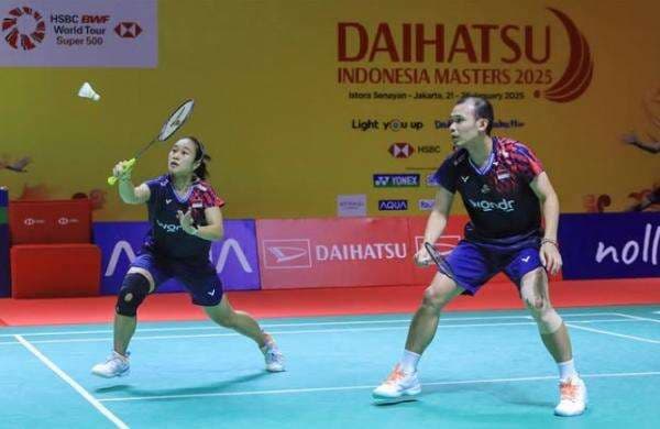 Hasil Semifinal Indonesia Masters 2025: Dihajar Wakil Jepang, Rinov Rivaldy/Lisa Ayu Gagal ke Semifinal Hasil Semifinal Indonesia Masters 2025: Dihajar Wakil Jepang, Rinov Rivaldy/Lisa Ayu Gagal ke Semifinal