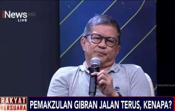 Rocky Gerung Patahkan Analogi Sekjen Gibranku soal Pemakzulan Gibran Rocky Gerung Patahkan Analogi Sekjen Gibranku soal Pemakzulan Gibran