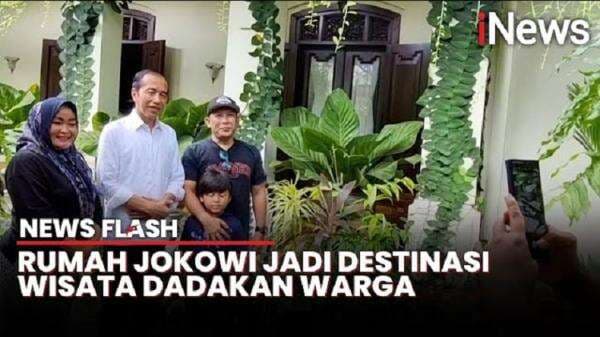 Rumah Jokowi di Solo Jadi Destinasi Wisata Dadakan Warga Rumah Jokowi di Solo Jadi Destinasi Wisata Dadakan Warga