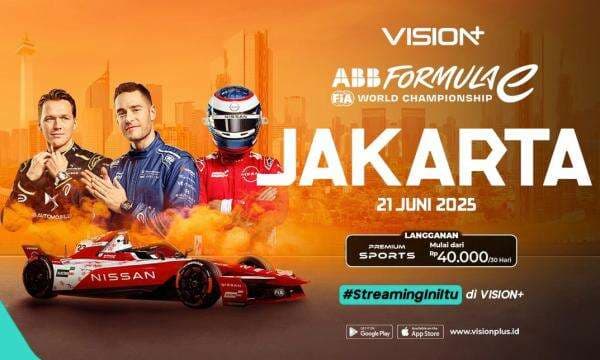 Jadwal dan Link Streaming Formula E: Sarinah Jakarta E-Prix 2025 di VISION+ Jadwal dan Link Streaming Formula E: Sarinah Jakarta E-Prix 2025 di VISION+