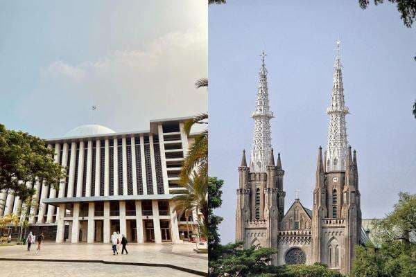 Sejarah Hubungan Masjid Istiqlal dan Gereja Katedral yang Saling Berdampingan Sejarah Hubungan Masjid Istiqlal dan Gereja Katedral yang Saling Berdampingan