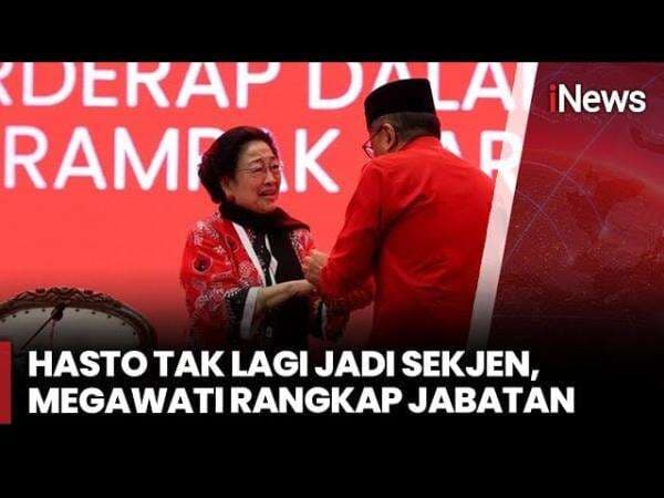 Selain Jadi Ketua Umum, Megawati Merangkap sebagai Sekjen PDI Perjuangan Selain Jadi Ketua Umum, Megawati Merangkap sebagai Sekjen PDI Perjuangan