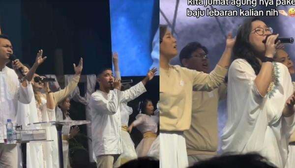 Setelah War Takjil, Nonis Pakai Mirip Baju Koko saat Ibadah Jumat Agung Setelah War Takjil, Nonis Pakai Mirip Baju Koko saat Ibadah Jumat Agung