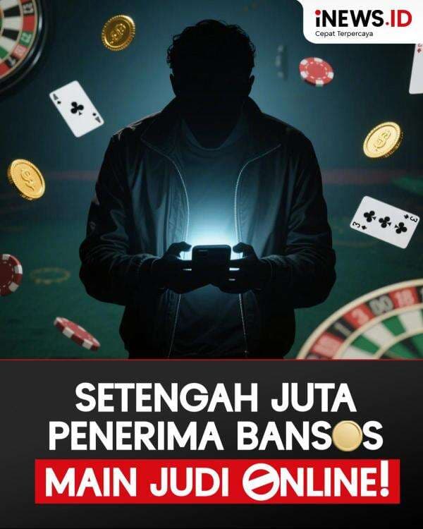 Infografis Setengah Juta Penerima Bansos Diduga Main Judi Online! Infografis Setengah Juta Penerima Bansos Diduga Main Judi Online!