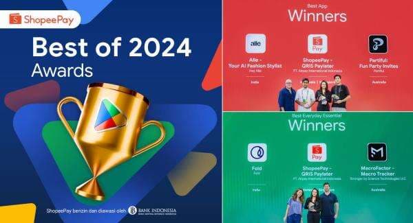 ShopeePay Raih Dua Penghargaan “Best of 2024” dari Google Play ShopeePay Raih Dua Penghargaan “Best of 2024” dari Google Play