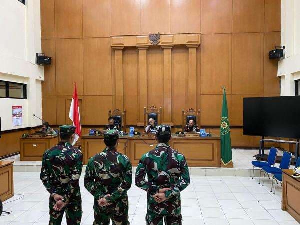 Sidang Penembakan Bos Rental, Oditur Militer Tolak Pledoi Penasehat Hukum Terdakwa Sidang Penembakan Bos Rental, Oditur Militer Tolak Pledoi Penasehat Hukum Terdakwa