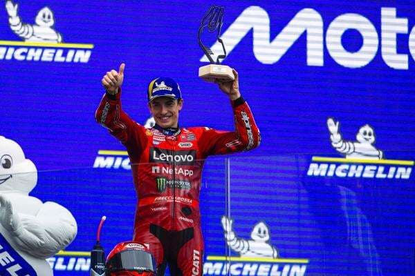 Penyebab Marc Marquez Harus Puas Finis Kedua di MotoGP Prancis 2025 Penyebab Marc Marquez Harus Puas Finis Kedua di MotoGP Prancis 2025