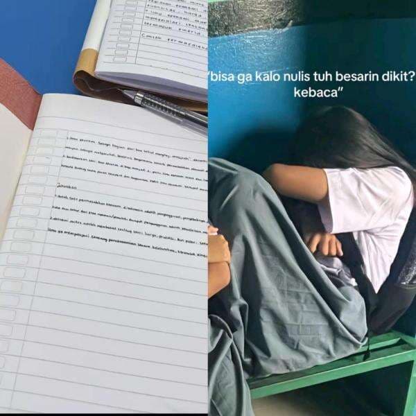 Siswa Curhat Sering Ditegur karena Tulisannya Kecil, Netizen: Bacanya Harus Pakai Teleskop Siswa Curhat Sering Ditegur karena Tulisannya Kecil, Netizen: Bacanya Harus Pakai Teleskop