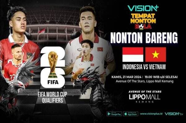 Skuad Garuda Memanggil! Saksikan Indonesia vs Vietnam Bareng Vision+
