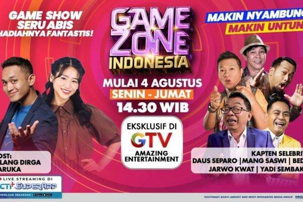 Sore-sore Dijamin Makin Rame, Seru-seruan Bareng Gilang Dirga dan Haruka di Game Zone Indonesia GTV Sore-sore Dijamin Makin Rame, Seru-seruan Bareng Gilang Dirga dan Haruka di Game Zone Indonesia GTV