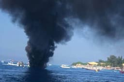 Speed Boat Terbakar di Gili Trawangan, Kapten Kapal Nyaris Tewas Terbakar