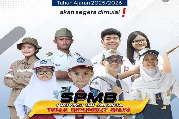 SPMB DKI Jakarta Resmi Dibuka 19 Mei 2025, Catat Jadwal Penerimaan SD, SMP, SMA, dan SMK SPMB DKI Jakarta Resmi Dibuka 19 Mei 2025, Catat Jadwal Penerimaan SD, SMP, SMA, dan SMK