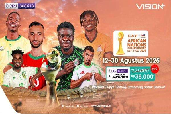 Streaming di VISION+, Ini Jadwal dan Link Nonton TotalEnergies African Nations Championship Streaming di VISION+, Ini Jadwal dan Link Nonton TotalEnergies African Nations Championship