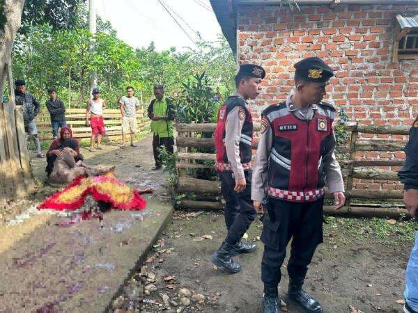Suami Bacok Istrinya hingga Tewas, Serahkan Diri ke Polres Naik Ojek Suami Bacok Istrinya hingga Tewas, Serahkan Diri ke Polres Naik Ojek 