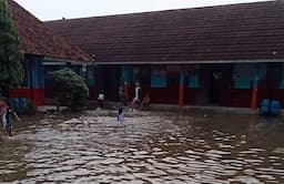 Sungai Cibereum Meluap, 67 Rumah di Maja Lebak Terendam Banjir