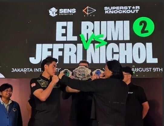 Superstar Knockout Digelar Besok, Sajikan 10 Laga Termasuk Duel El Rumi Vs Jefri Nichol Superstar Knockout Digelar Besok, Sajikan 10 Laga Termasuk Duel El Rumi Vs Jefri Nichol