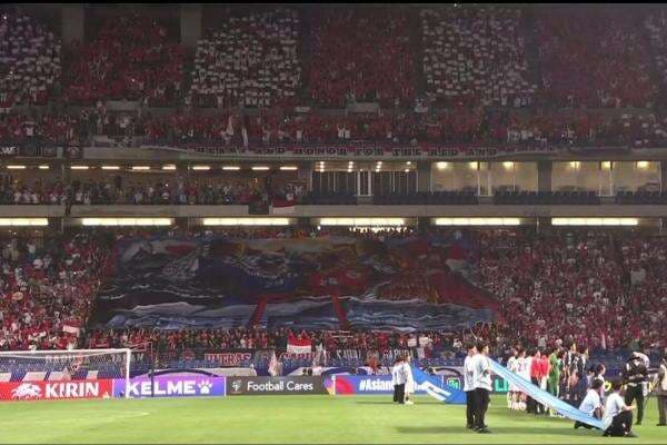 Suporter Indonesia Sihir Osaka, Netizen: Stadion Suita Rasa Pakansari Suporter Indonesia Sihir Osaka, Netizen: Stadion Suita Rasa Pakansari