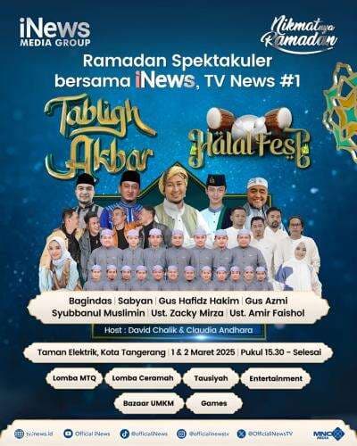 Halal Fest Tabligh Akbar 2025, Ngabuburit Seru di Tangerang Bareng Gus Azmi dan Bagindas Halal Fest Tabligh Akbar 2025, Ngabuburit Seru di Tangerang Bareng Gus Azmi dan Bagindas