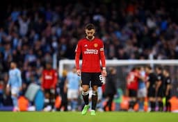 Tak Terima Manchester United Kalah 1-3 dari Manchester City, Bruno Fernandes: Seharusnya Imbang!