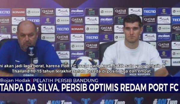 Tanpa Da Silva, Persib Optimistis Redam Port FC Tanpa Da Silva, Persib Optimistis Redam Port FC
