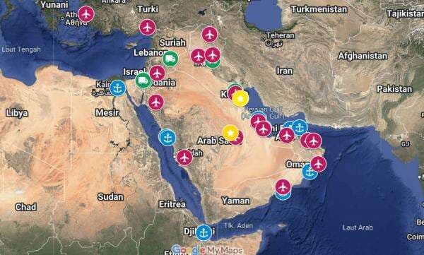 Tampilkan Peta Pangkalan Militer AS, TV Iran: Anda Memulainya, Kami Akan Mengakhirinya Tampilkan Peta Pangkalan Militer AS, TV Iran: Anda Memulainya, Kami Akan Mengakhirinya