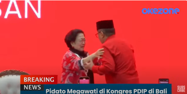 Tangis Megawati Pecah saat Hasto Hadiri Kongres PDIP Usai Dapat Amnesti Tangis Megawati Pecah saat Hasto Hadiri Kongres PDIP Usai Dapat Amnesti