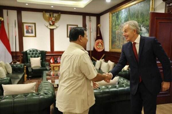Temui Prabowo di Kemenhan, Tony Blair Ucapkan Selamat Atas Pilpres 2024