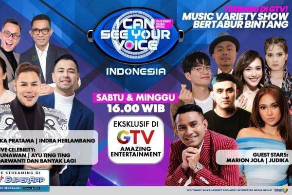 Terbaru di GTV, Judika Dibuat Bingung Setengah Mati & Marion Jola Terjebak Rayuan Palsu di I Can See Your Voice Terbaru di GTV, Judika Dibuat Bingung Setengah Mati & Marion Jola Terjebak Rayuan Palsu di I Can See Your Voice
