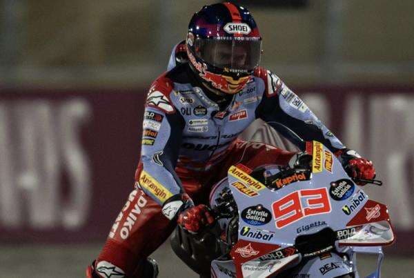 Tes Pramusim MotoGP 2024 Qatar Hari Pertama: Tempati Posisi 16, Marc Marquez <i>Ngaku</i> Hanya Manusia Biasa Tes Pramusim MotoGP 2024 Qatar Hari Pertama: Tempati Posisi 16, Marc Marquez <i>Ngaku</i> Hanya Manusia Biasa