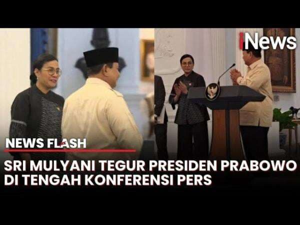 Presiden Prabowo Hampir Lupa Umumkan Tunjangan Kinerja 100, Sri Mulyani Langsung Ingatkan Presiden Prabowo Hampir Lupa Umumkan Tunjangan Kinerja 100, Sri Mulyani Langsung Ingatkan