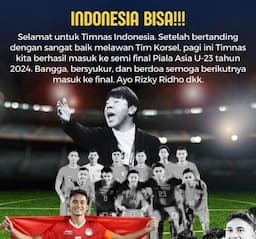 Timnas Indonesia U-23 Menang Lawan Korsel, Mahfud MD Luapkan Rasa Bangga   
