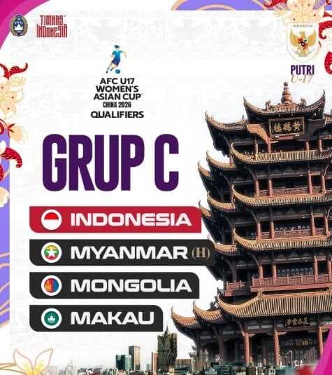 Timnas Putri Indonesia U-17 Masuk Grup C Kualifikasi Piala Asia 2026: Hapus Luka di Bali Timnas Putri Indonesia U-17 Masuk Grup C Kualifikasi Piala Asia 2026: Hapus Luka di Bali