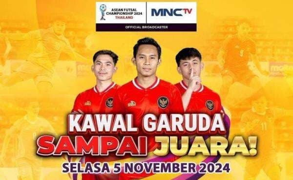 Jadwal Siaran Langsung Timnas Indonesia Vs Australia di Piala AFF Futsal 2024, Live di MNCTV Siang Ini Jadwal Siaran Langsung Timnas Indonesia Vs Australia di Piala AFF Futsal 2024, Live di MNCTV Siang Ini
