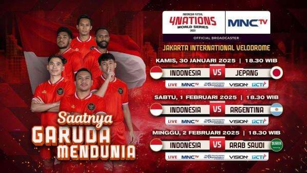Jadwal Timnas Futsal Indonesia di 4Nations World Series 2025, Live di MNCTV Jadwal Timnas Futsal Indonesia di 4Nations World Series 2025, Live di MNCTV