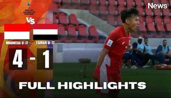 Full Highlights Timnas Indonesia U-17 Bantai Yaman di Piala Asia U-17 2025 Full Highlights Timnas Indonesia U-17 Bantai Yaman di Piala Asia U-17 2025