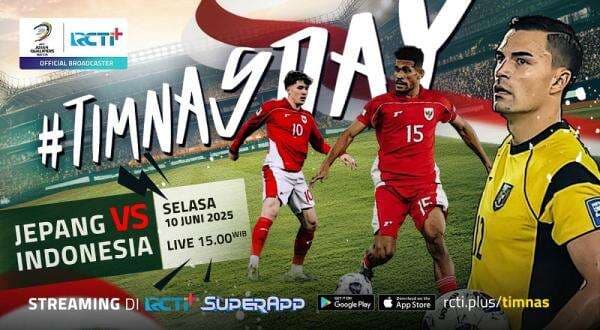 Anti Ribet! Ini Cara Nonton Link Live Streaming Timnas Indonesia Vs Jepang Anti Ribet! Ini Cara Nonton Link Live Streaming Timnas Indonesia Vs Jepang