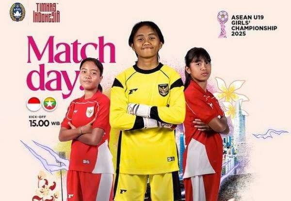 Timnas Putri Indonesia U-19 vs Myanmar U-19: Erick Thohir Doakan Raih Peringkat 3 di Piala AFF U-19 2025 Timnas Putri Indonesia U-19 vs Myanmar U-19: Erick Thohir Doakan Raih Peringkat 3 di Piala AFF U-19 2025