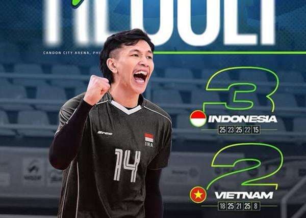 Hasil Timnas Voli Putra Indonesia vs Vietnam di SEA V League 2025: Sengit, Rivan Nurmulki Cs Menang 3-2! Hasil Timnas Voli Putra Indonesia vs Vietnam di SEA V League 2025: Sengit, Rivan Nurmulki Cs Menang 3-2!