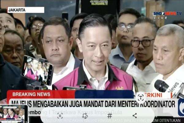 Tom Lembong Ajukan Banding, Kejagung: Jaksa Punya Waktu 7 Hari Tom Lembong Ajukan Banding, Kejagung: Jaksa Punya Waktu 7 Hari