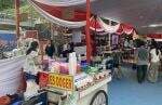Unik! TPS di Kelapa Gading Terpanjang dan Ada Bazarnya Unik! TPS di Kelapa Gading Terpanjang dan Ada Bazarnya