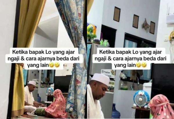 Viral Bapak Tentara Ajarkan Ngaji ke Putrinya Pakai Cara Unik, Netizen: Bisa-bisanya Anaknya Gak Ketawa Viral Bapak Tentara Ajarkan Ngaji ke Putrinya Pakai Cara Unik, Netizen: Bisa-bisanya Anaknya Gak Ketawa