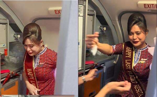 Viral Momen Haru, Seorang Pilot Ucapan Perpisahan untuk Pramugari di Pesawat Viral Momen Haru, Seorang Pilot Ucapan Perpisahan untuk Pramugari di Pesawat