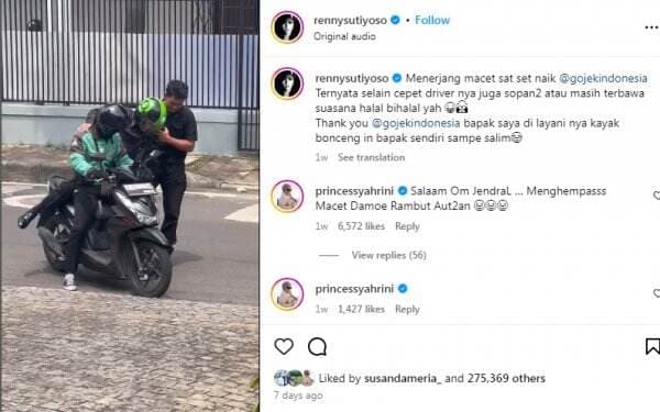 Viral Momen Sutiyoso Mantan Gubernur Jakarta Tak Malu Naik Ojol hingga Driver Cium Tangan