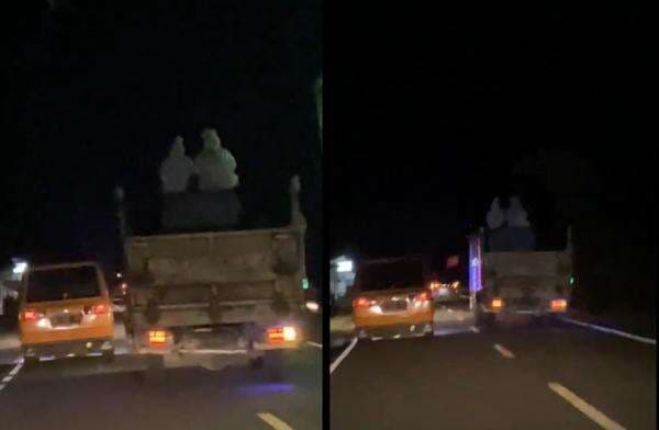 Viral Penampakan Sepasang Pocong Ngedate di Atas Truk, Netizen: Definisi Mati Pun Bersama Viral Penampakan Sepasang Pocong Ngedate di Atas Truk, Netizen: Definisi Mati Pun Bersama
