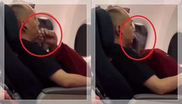 Viral! Penumpang Garuda Indonesia Asyik Ngevape di Dalam Pesawat Viral! Penumpang Garuda Indonesia Asyik Ngevape di Dalam Pesawat